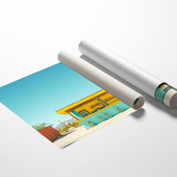 Turquoise Oasis Waits For Travelers