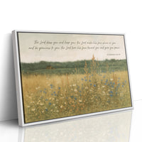 Blessing in Wildflowers Numbers 6:24