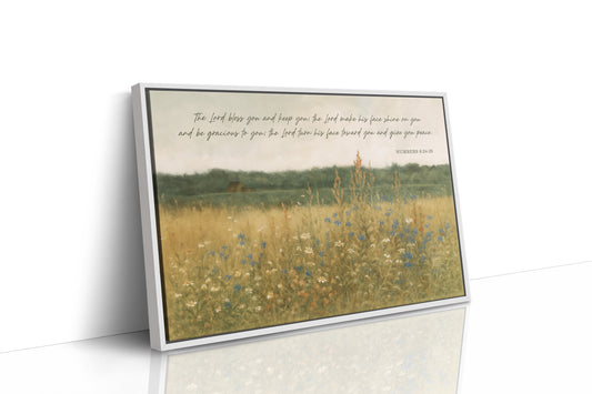 Blessing in Wildflowers Numbers 6:24