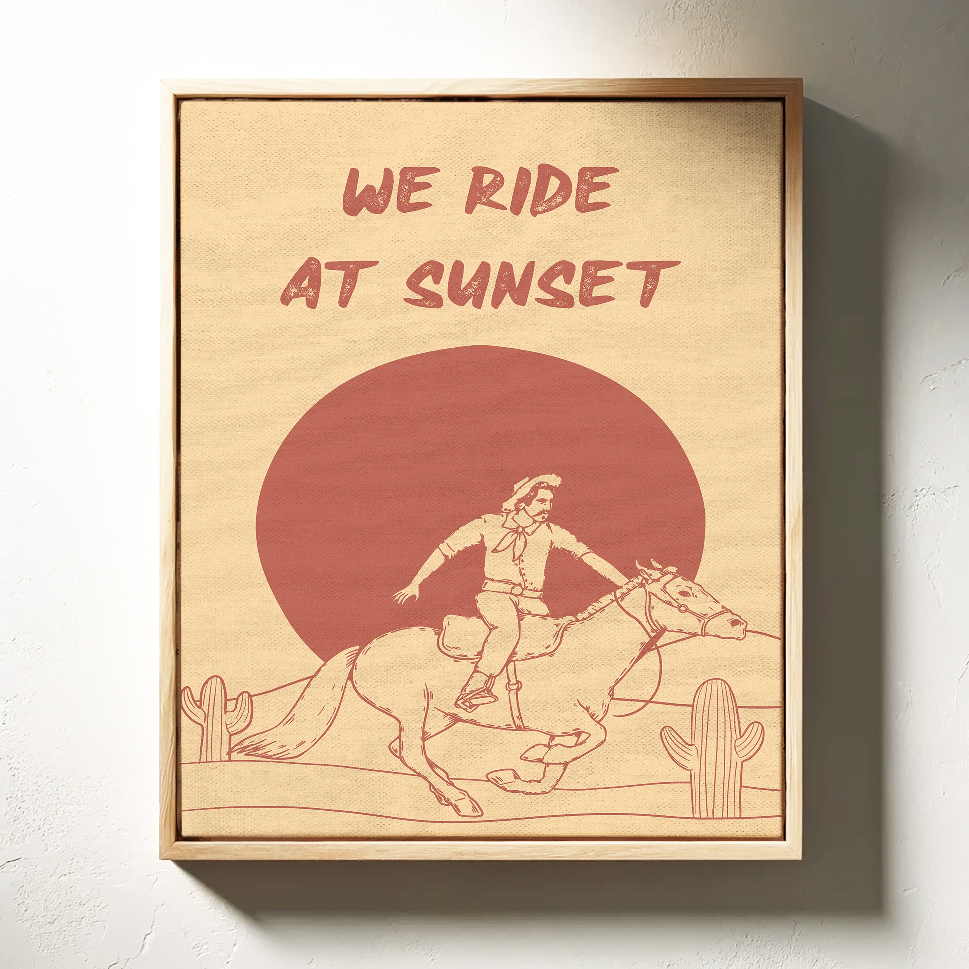 Desert Horses Chase Golden Hours