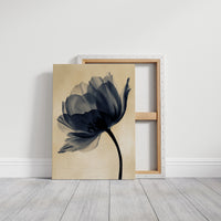 Midnight Bloom in Sepia Whispers