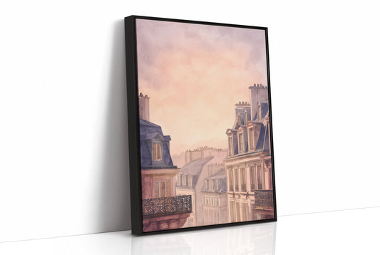 Parisian Rooftops Blush With Dawn