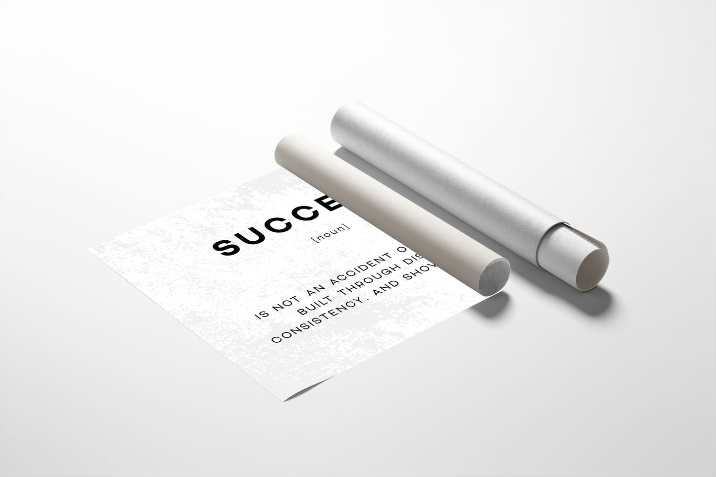Success Definition Canvas Art | Bold Motivational Typography Print for Home Office, Gym or Entrepreneur Décor
