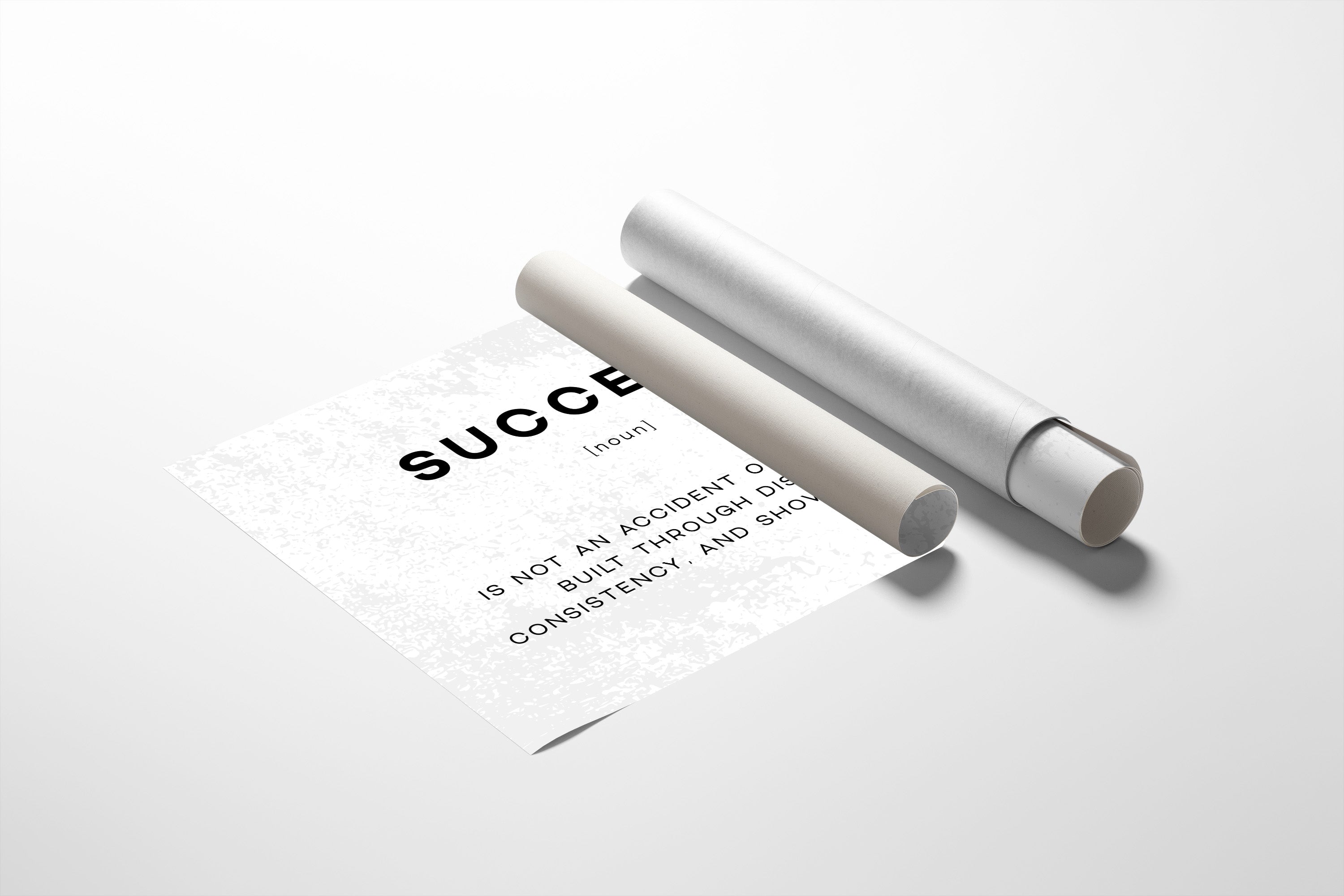 Success Definition Canvas Art | Bold Motivational Typography Print for Home Office, Gym or Entrepreneur Décor