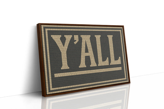 Y’ALL Mosaic Wall Art