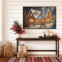 Frosted Gingerbread Glows At Midnight