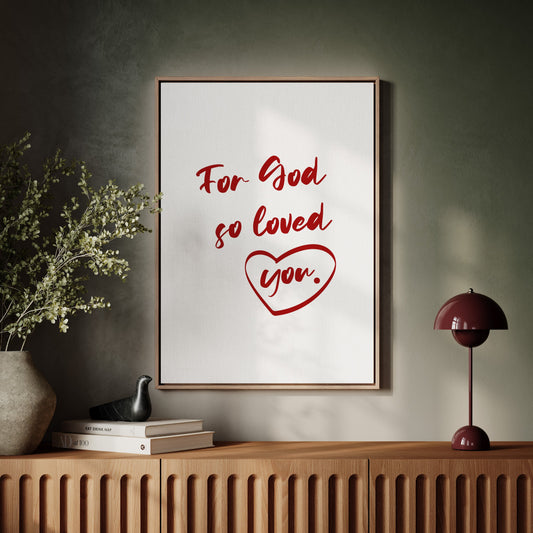 Sacred Letters Paint Crimson Grace