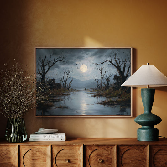 Moonlit Reflections on Forgotten Lands