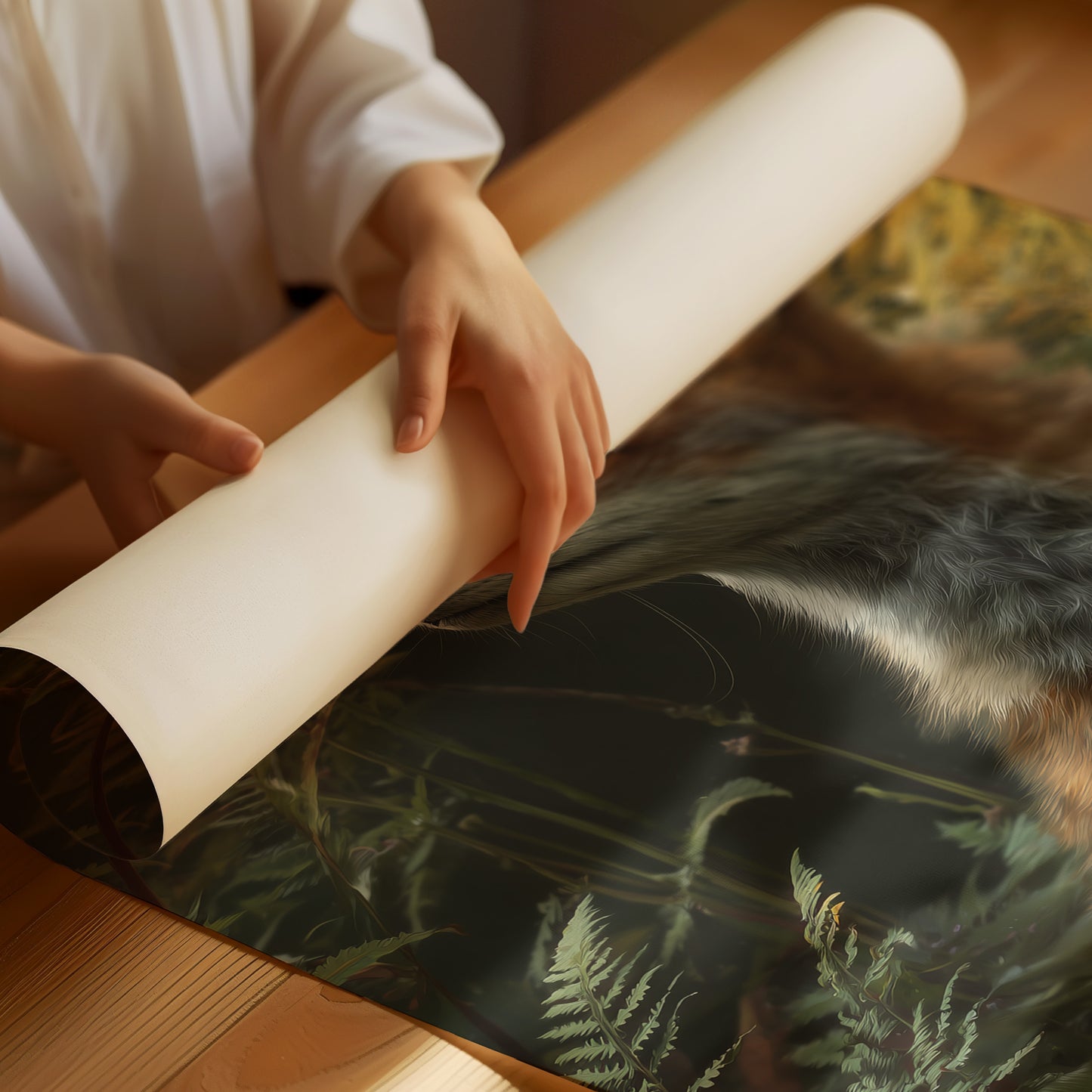 Forest Sentinel At Dawn's Edge