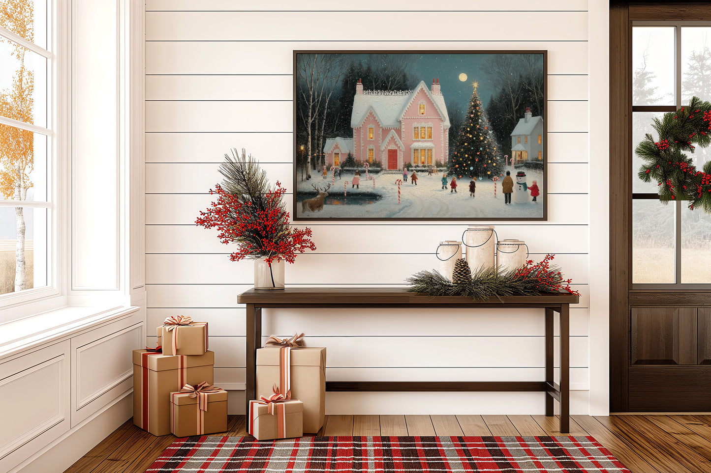 Pink Victorian Hosts Moonlit Skating Party