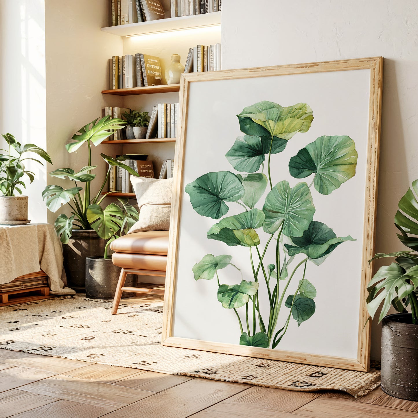 Lotus Leaves Dance In Sunlight