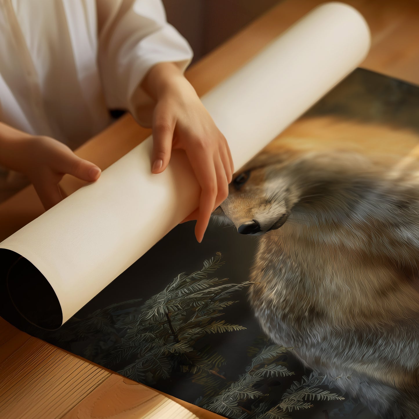 Amber Sentinel In Twilight Forest