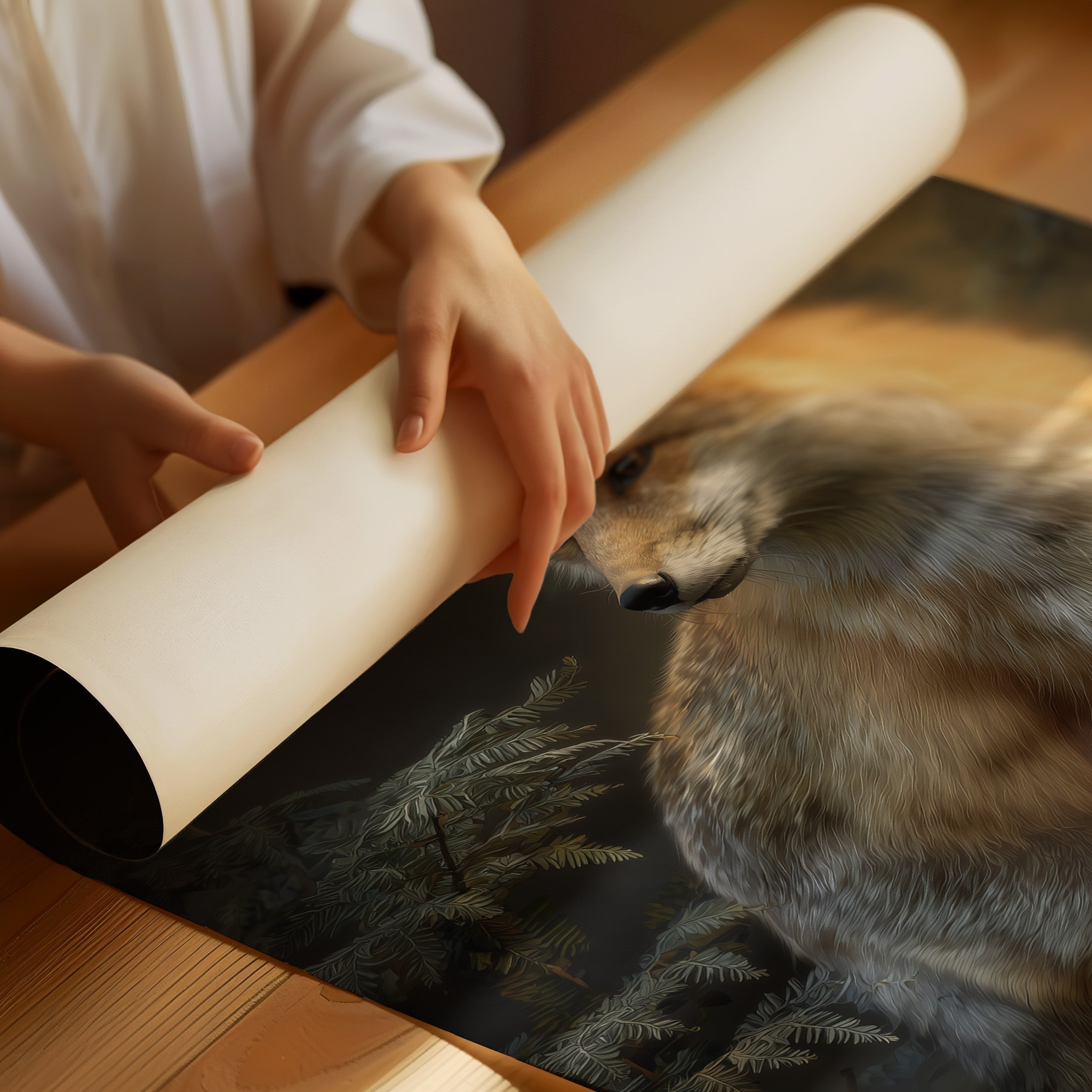 Amber Sentinel In Twilight Forest