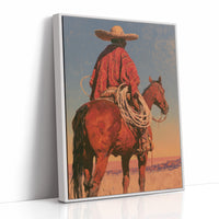 Vaquero on Chestnut Horse