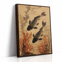 Koi Dance Through Coral Gardens