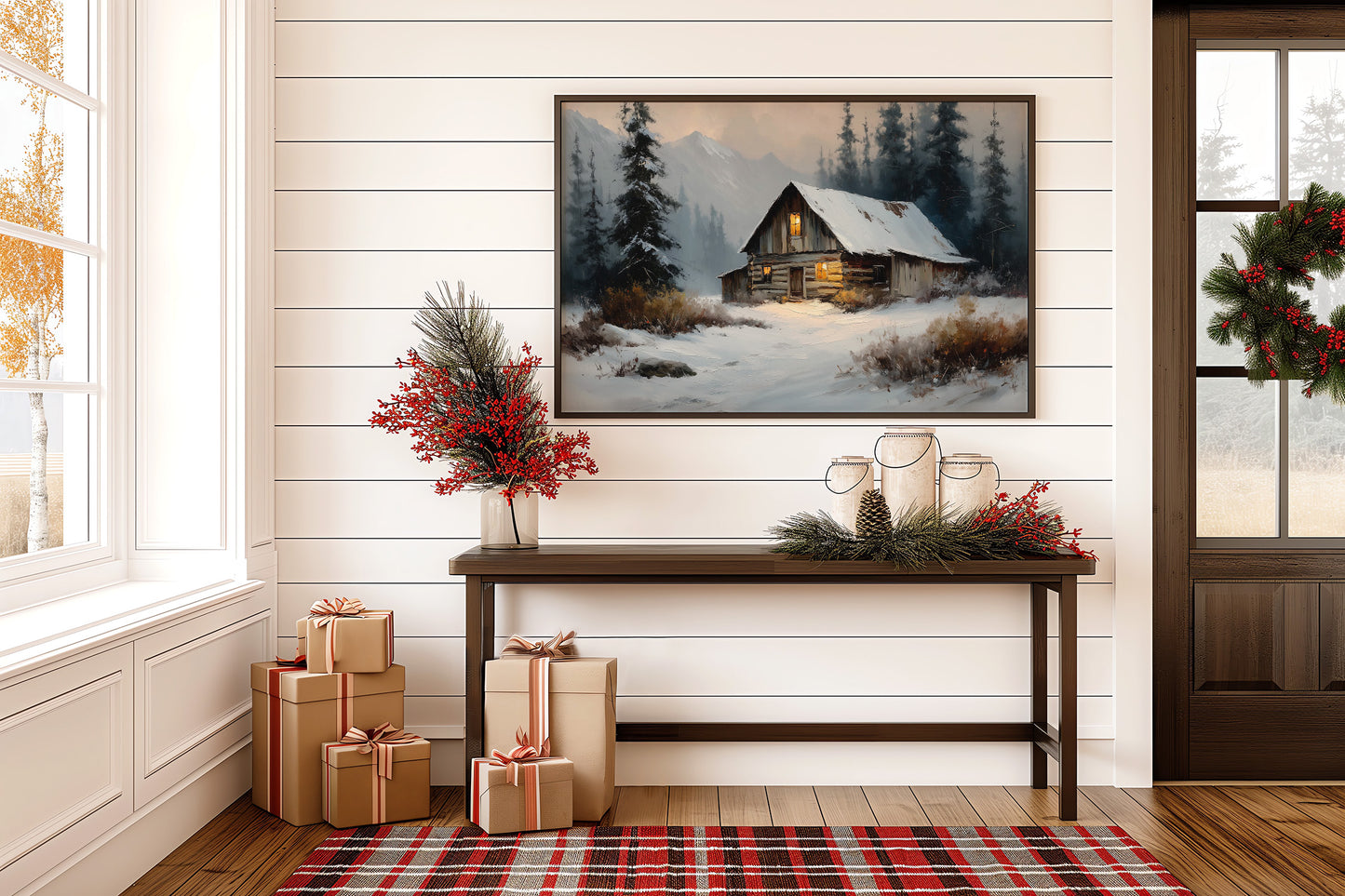 Snow Blankets The Mountain Hideaway