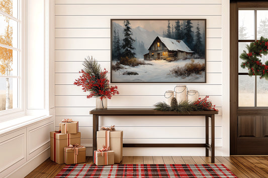 Snow Blankets The Mountain Hideaway