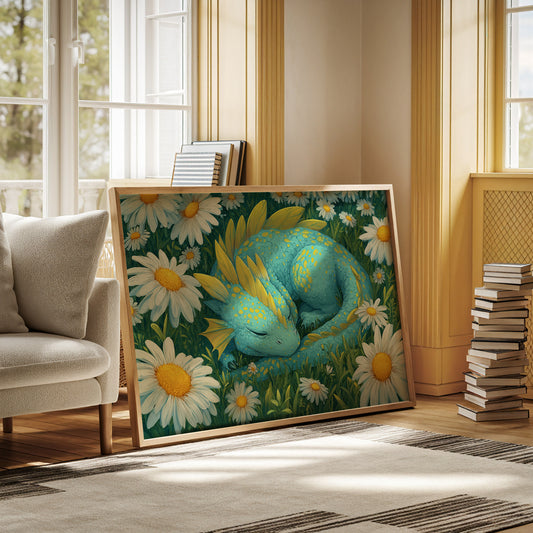 Daisy Dragon Dreams In Spring