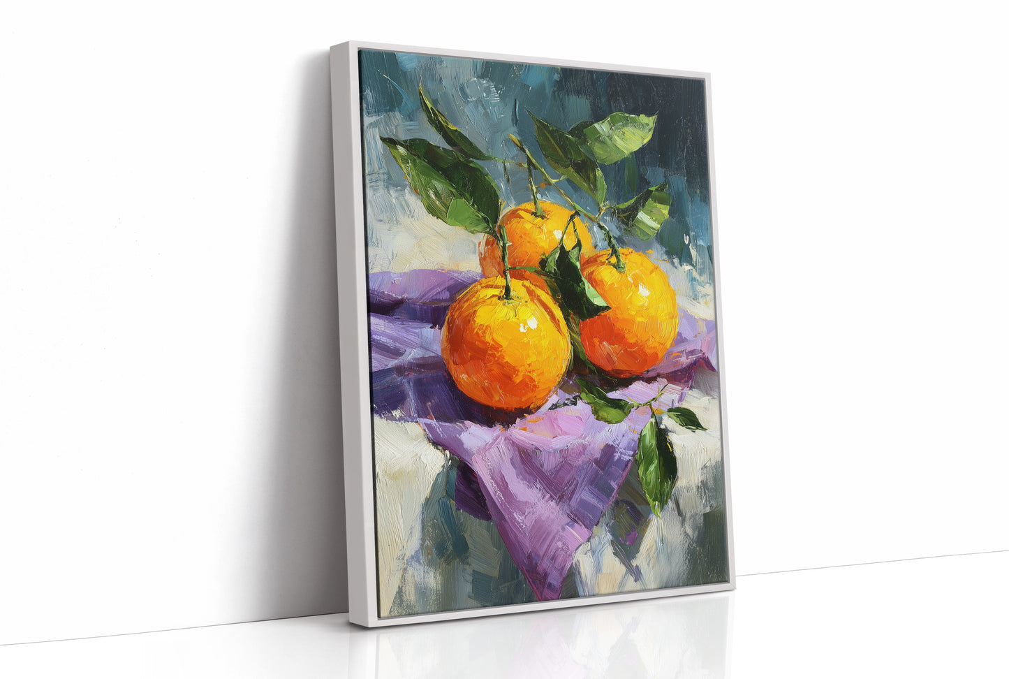 Three Oranges on a Lavender Day