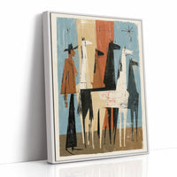 Herd Watcher Mid-Century Print