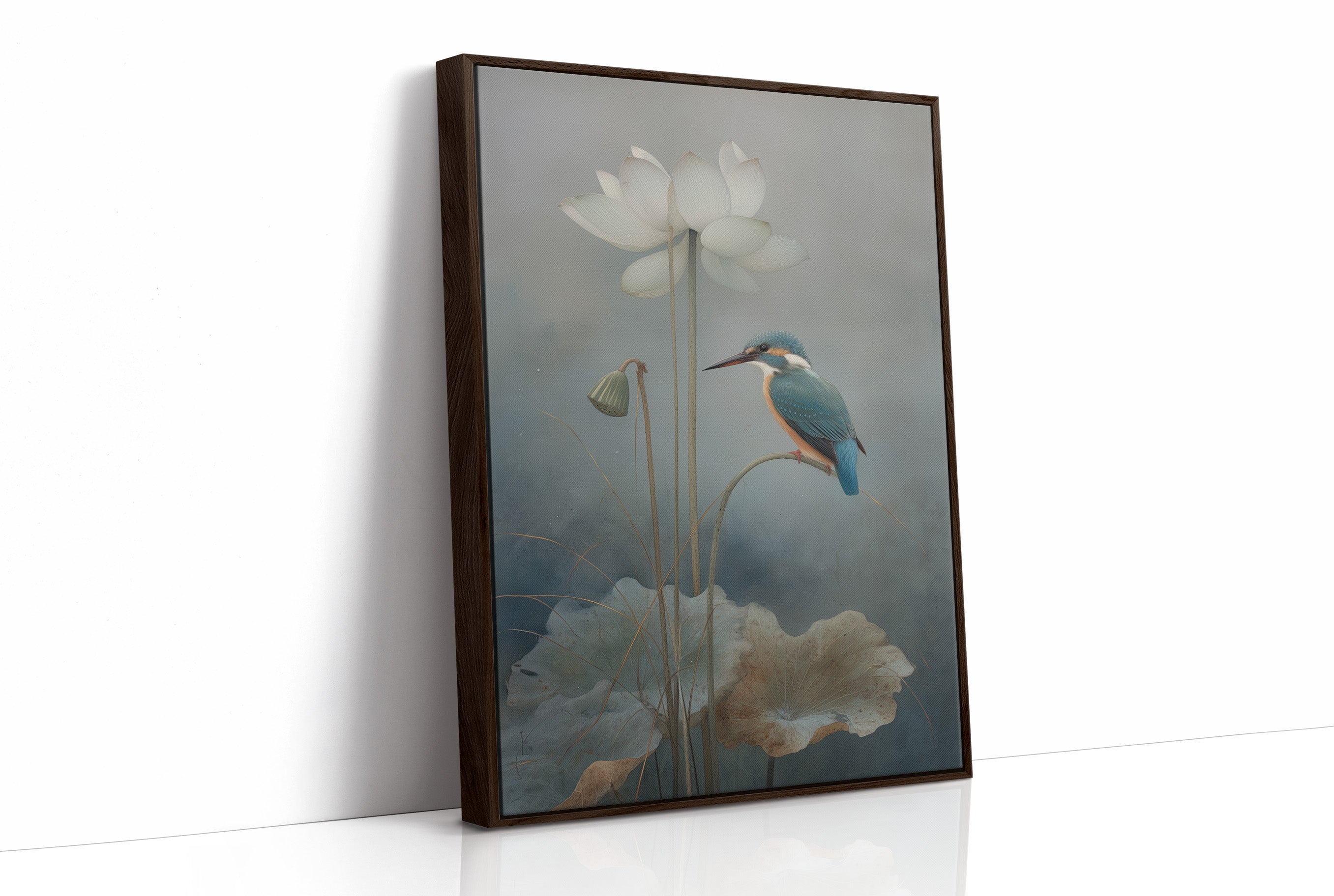 Blue Hunter Finds Morning Mist