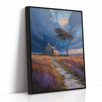 Storm Bends The Coastal Oak