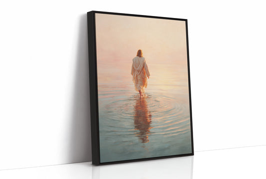 Steps Into Dawn's Gentle Waters