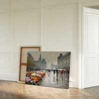 Paris Blooms Through Silver Rain