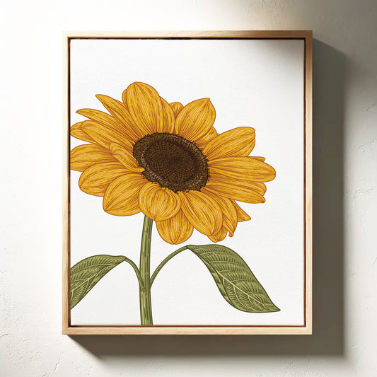 Golden Petals Paint Summer's Portrait