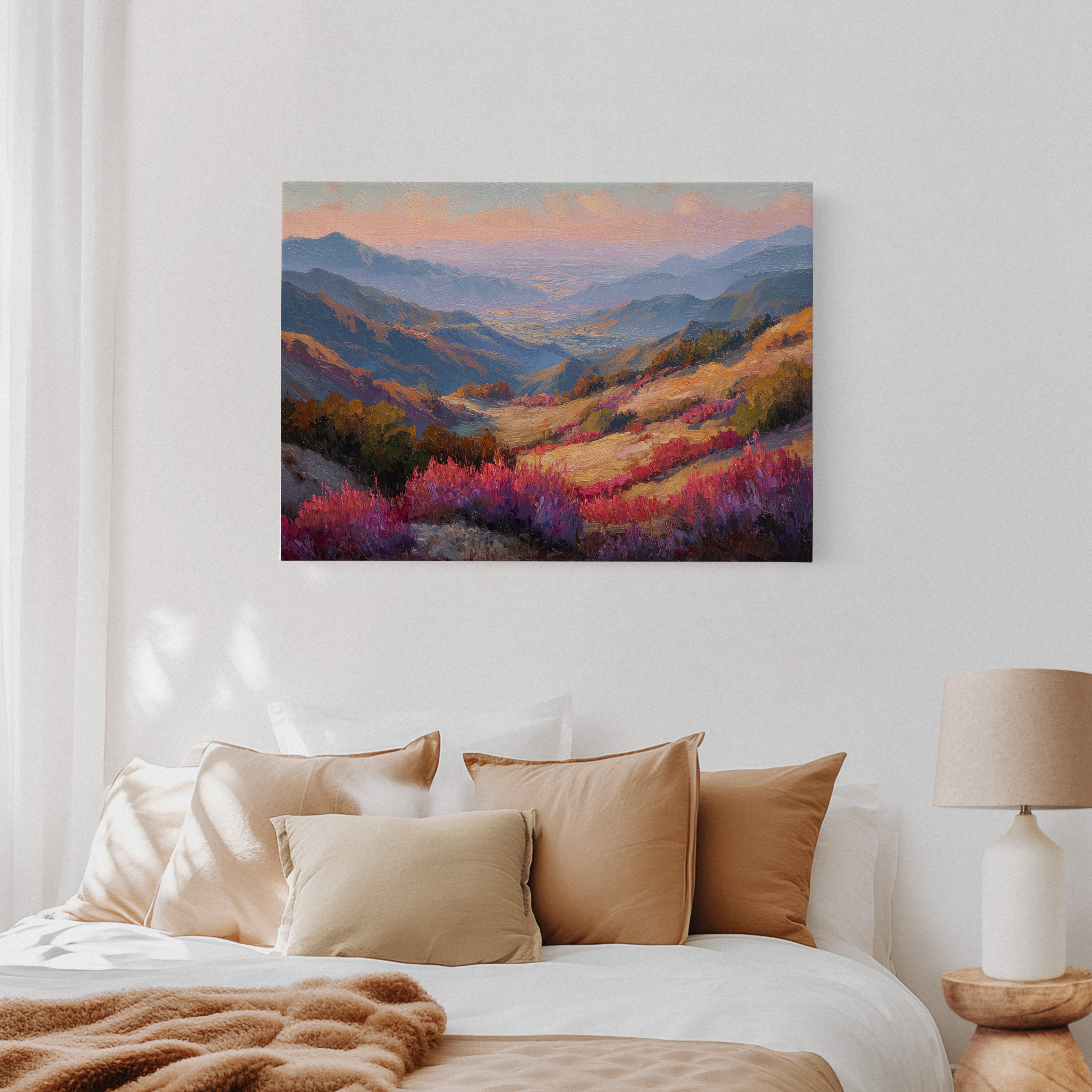 Valley of Crimson Blooms
