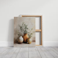 Whispers of Olive: Ceramic Trio in Harmony