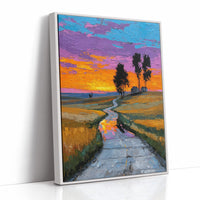 The Road Home at Golden Hour