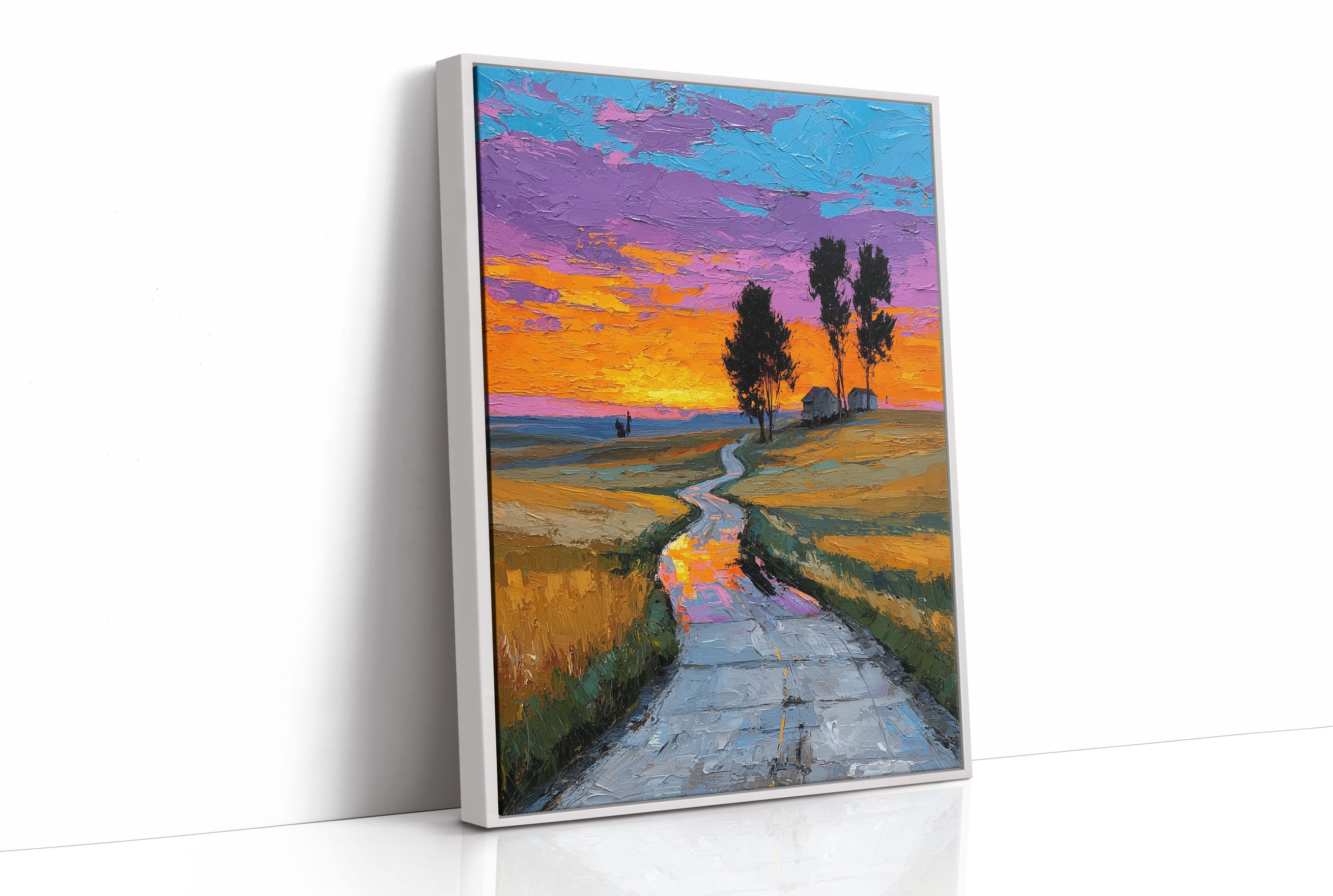 The Road Home at Golden Hour