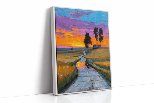 The Road Home at Golden Hour