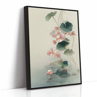 Lotus Petals Dance Above Water