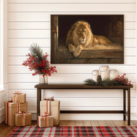 Noble Beast Rests In Golden Light