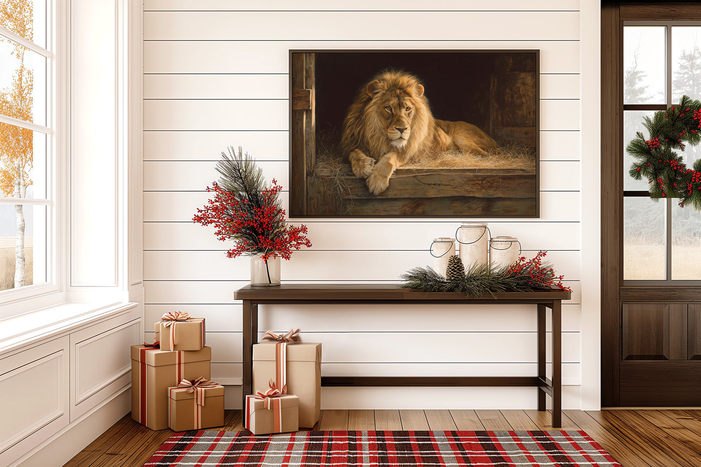 Noble Beast Rests In Golden Light