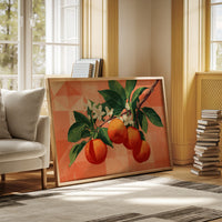 Citrus Blossoms Dance In Coral