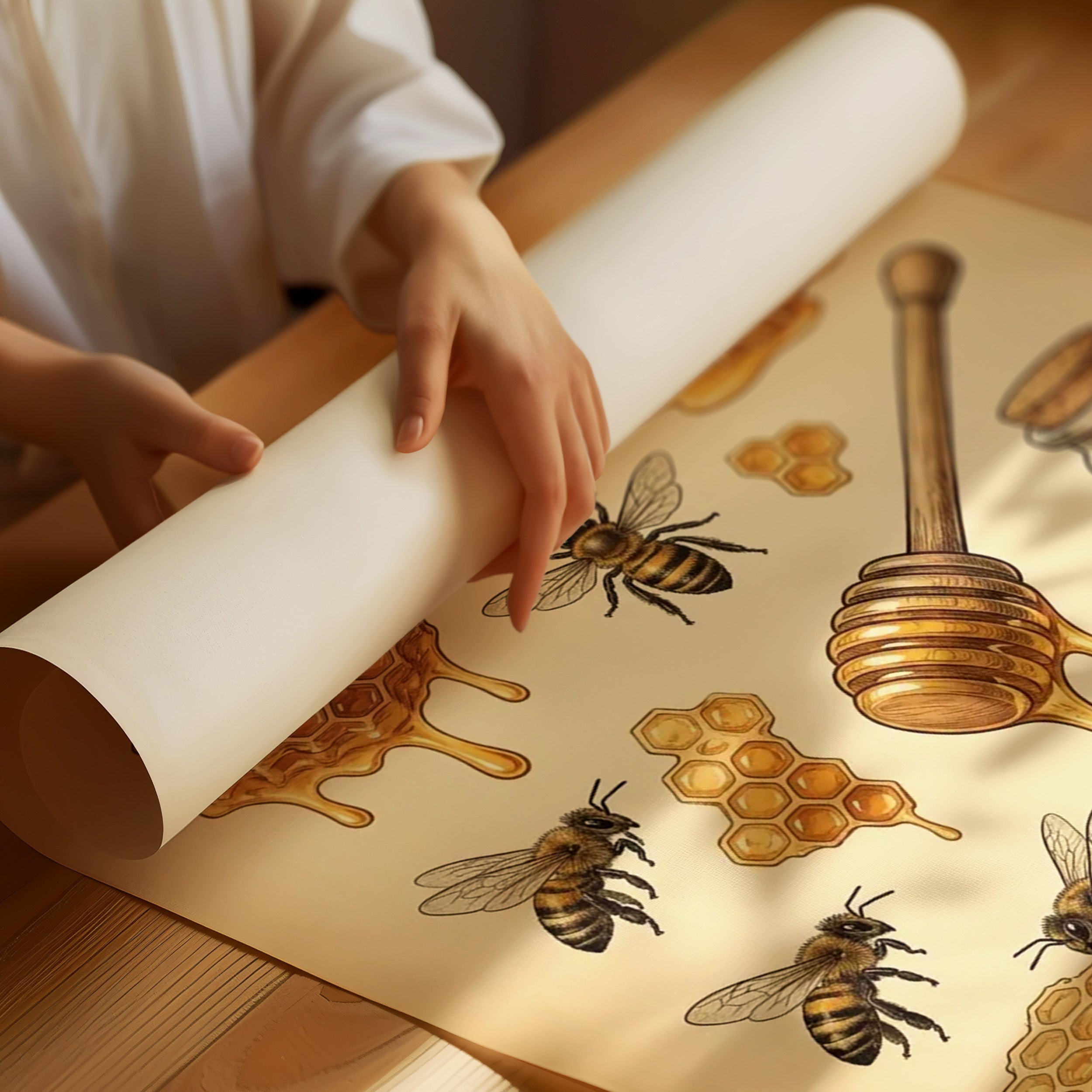 Sweet as Can Bee: Vintage Honeybee Chart