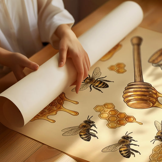 Sweet as Can Bee: Vintage Honeybee Chart