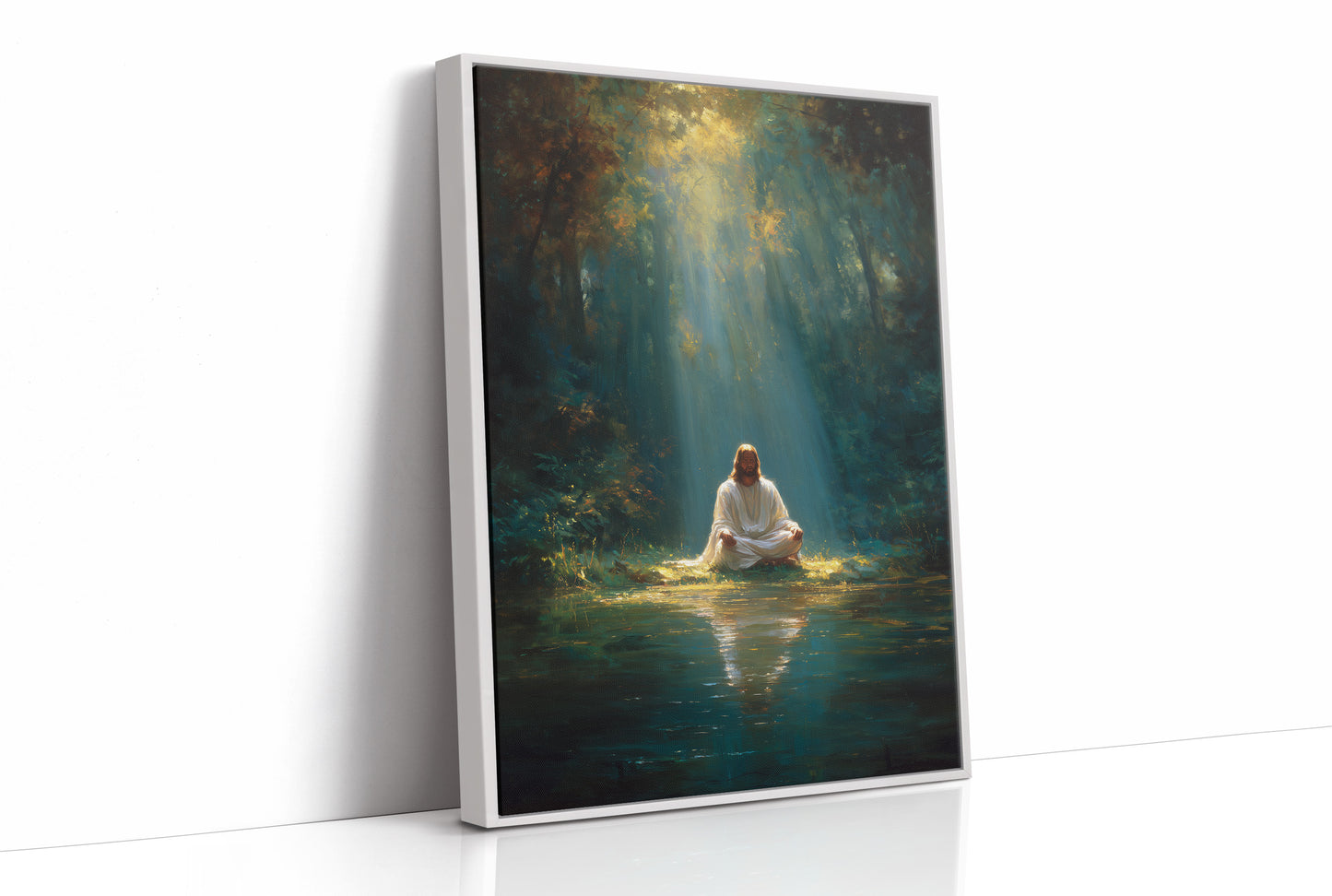 Divine Solitude in Woodland Sanctuary