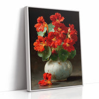 Nasturtiums in a Weathered Vessel