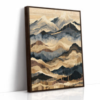 Mountains in Marquetry