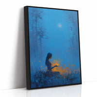 Fireflies Dance At Twilight's Edge