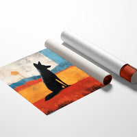 Prairie Wolf Watches Morning Rise