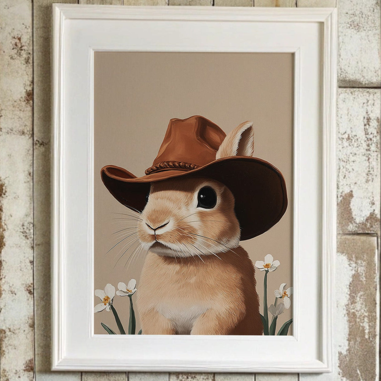Ranch Rabbit Tips His Leather Crown