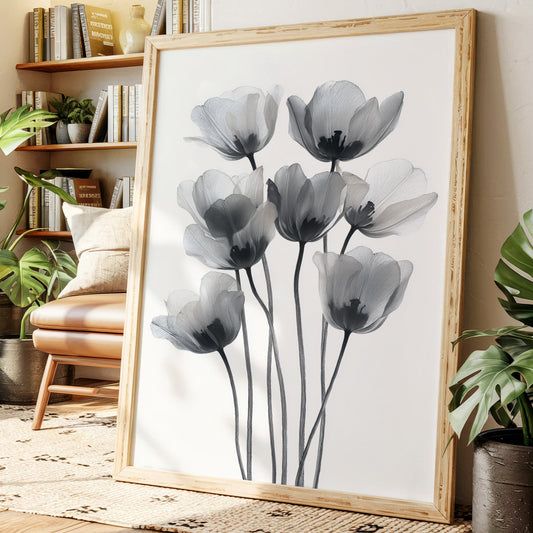 Tulips Dance In Silver Light