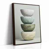 Stacked Stoneware: Sage to Cream