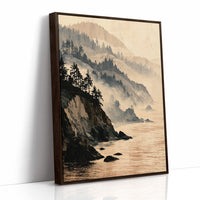 Coastline in Marquetry
