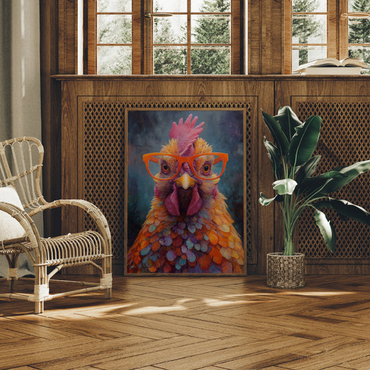 Bookish Rooster Brings Morning Wisdom